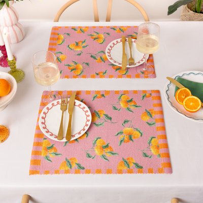 Set of 4 Oranges Placemats FURN.