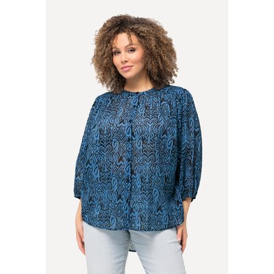 Blouse à manches 3/4 et col montant ULLA POPKEN