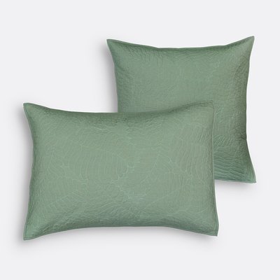 Federa per cuscino percalle cotone, Tropical LA REDOUTE INTERIEURS