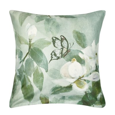 Taie d'oreiller imprimée en satin de coton, KIYOSUMI DESIGNERS GUILD