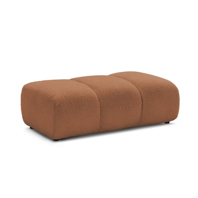 Pouf tissu bouclette, PAMIRA BOBOCHIC