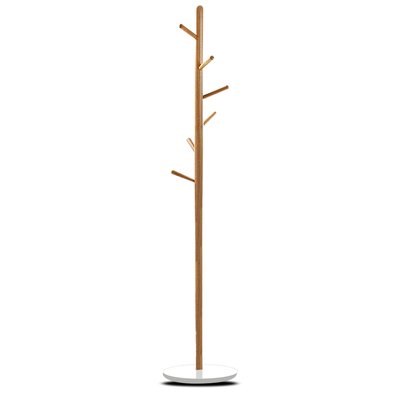 Porte manteaux sur pied arbre bambou 36x36x180cm WADIGA
