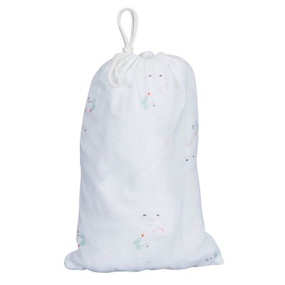 Lot de 2 draps housse bébé en coton bio SAUTHON