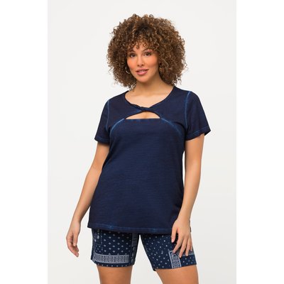 T-shirt slim à col rond et manches courtes ULLA POPKEN