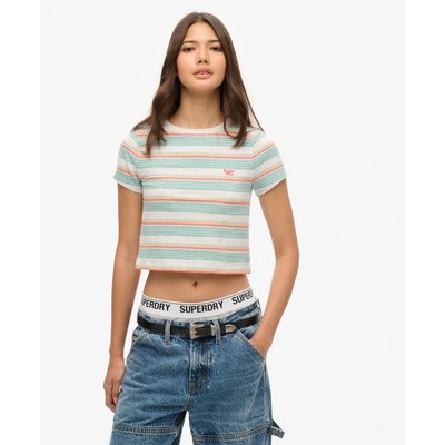 T-shirt court rayé Vintage SUPERDRY