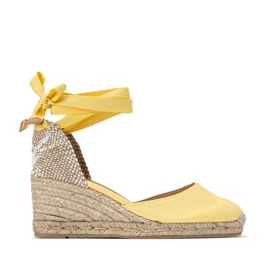 Espadrillas con zeppa in tela CARINA CASTANER