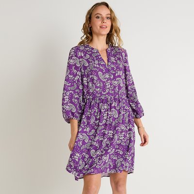 Robe fluide imprimée GRAIN DE MALICE