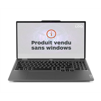 PC Gamer LOQ 15IAX9 RTX4050 6Go sans Windows LENOVO