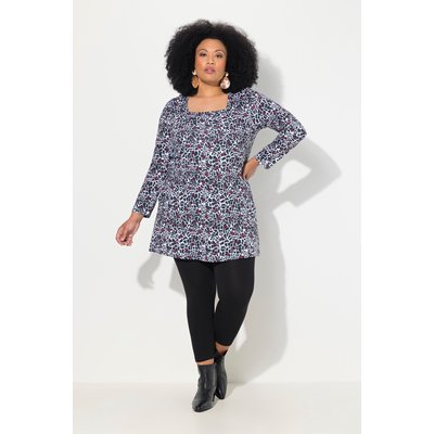 T-shirt long à motif, coupe évasée ULLA POPKEN