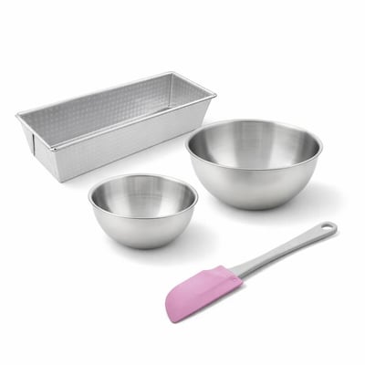 Set de 4 ustensiles de pâtisserie moule à gâteaux bol SILVER ZENKER
