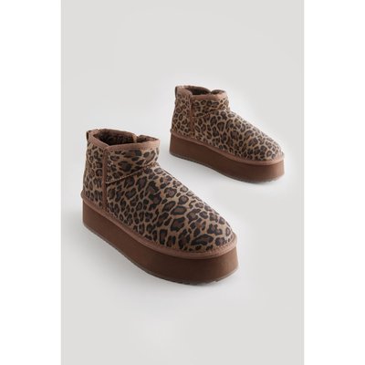 Bottes doublées à semelles compensées NEXT