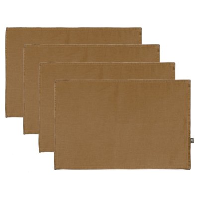 Set de table (x4) lin lavé HORTENSE FEBRONIE