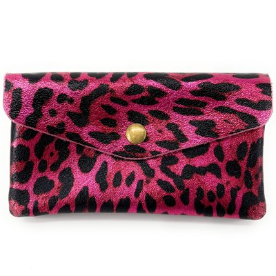 Pochette porte-monnaie en cuir irisé italien COMPO JUNGLE OH MY BAG