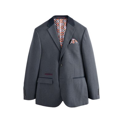 Veste de costume texturé à bords contrastés NEXT