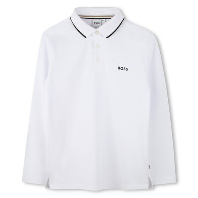 Polo à manches longues BOSS KIDSWEAR