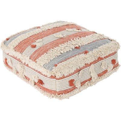 Pouf en coton rayé, déco confort RECOLLECTION