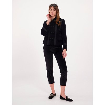 Pantalon Audrey Navy à fines rayures INES DE LA FRESSANGE PARIS