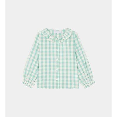 Top Blouse Asabelle Vichy Coton Bio CADET ROUSSELLE