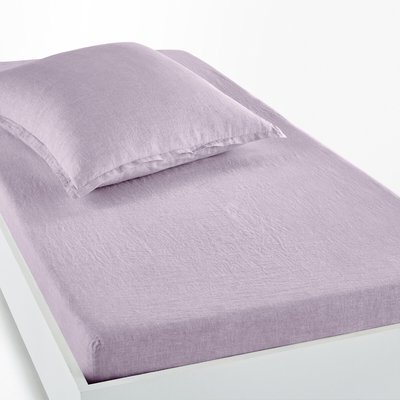 Drap housse enfant lin lavé, bonnet 30cm, Linot LA REDOUTE INTERIEURS