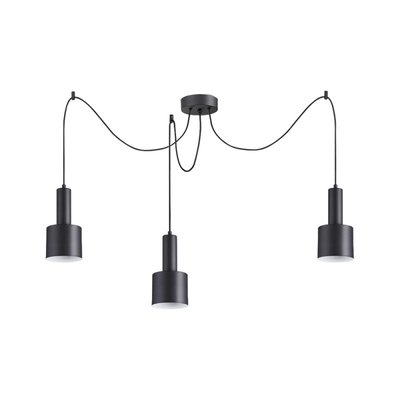 Suspension Holly Métal Noir 3 Lampes MILLUMINE