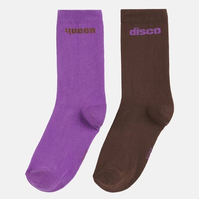 Lot de 2 paires de mi-chaussettes LA REDOUTE COLLECTIONS