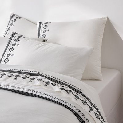 Funda de almohada de algodón lavado, Ifrane LA REDOUTE INTERIEURS