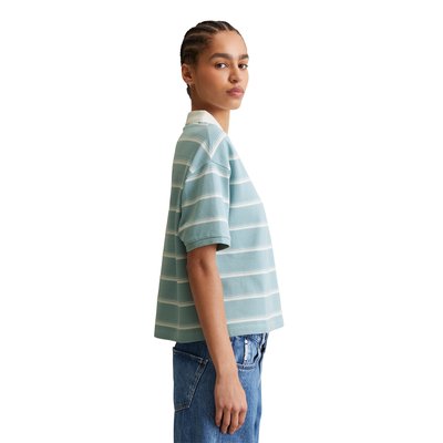 Polo large avec des rayures teintées dans le fil MARC O’POLO DENIM