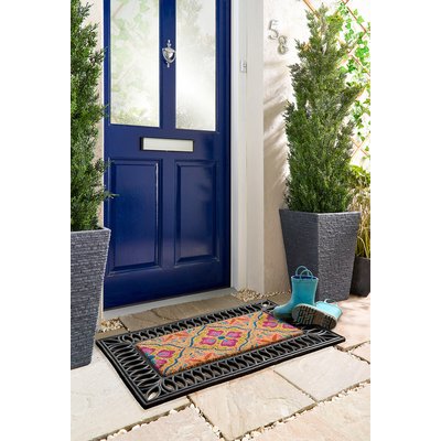My Mat Printed Coir Bright Tile Insert MY MAT