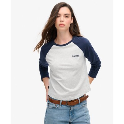 Haut de base-ball à manches longues et logo Essential SUPERDRY