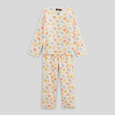 Pyjama manches longues imprimé en gaze de coton BIO GOTS MONOPRIX