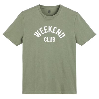 Crew Neck T-Shirt with Short Sleeves LA REDOUTE COLLECTIONS