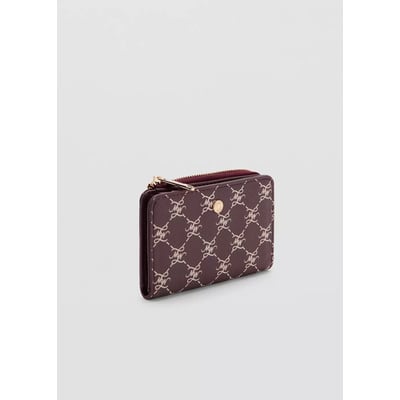 Portefeuille moyen imprimé logo MANGO