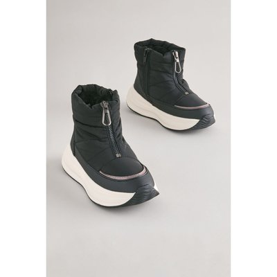 Bottines matelassées zippées sur le devant NEXT
