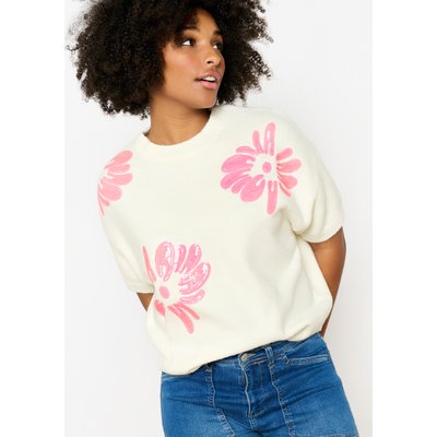 Pull brodé fleuri LOLALIZA