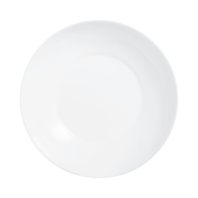 4 assiettes creuses blanches 20 cm LUMINARC