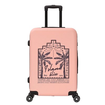 Valise Grande taille 4 roues 75cm ABS - TROPICAL DREAM - DEELUXE DEELUXE