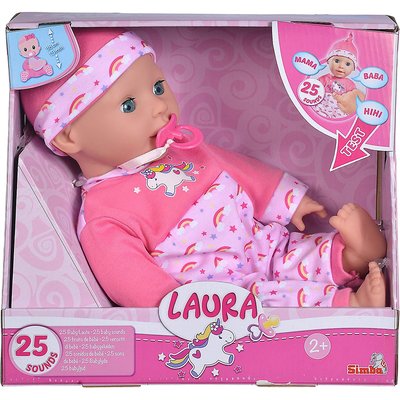 Laura chatouille moi bébé 38cm SIMBA TOYS