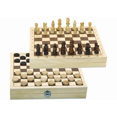 Coffret dames et echecs JEUJURA