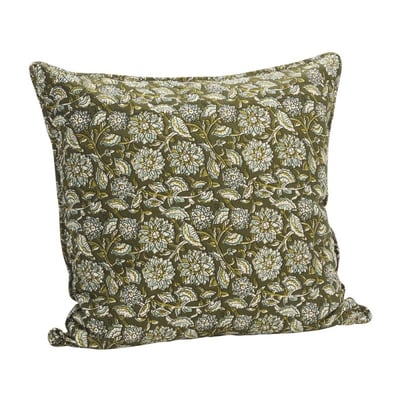 Grande housse coussin coton fleurs MADAM STOLTZ