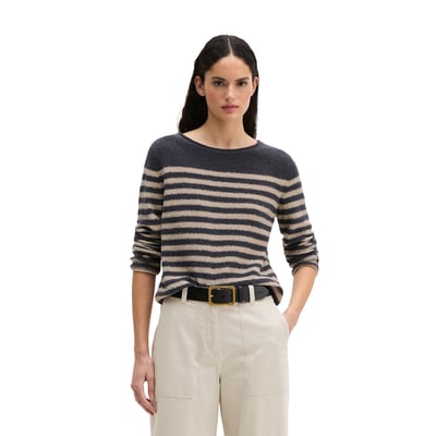 Pull bouclette regular en mélange de coton organique MARC O'POLO