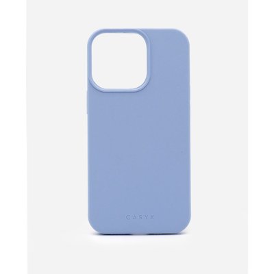Coque iPhone 14 Pro silicone Bleu Clair M CASYX