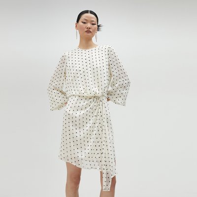 Robe courte à manches longues bouffantes LOLA CASADEMUNT