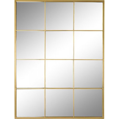 Miroir en verre, cadre doré RECOLLECTION