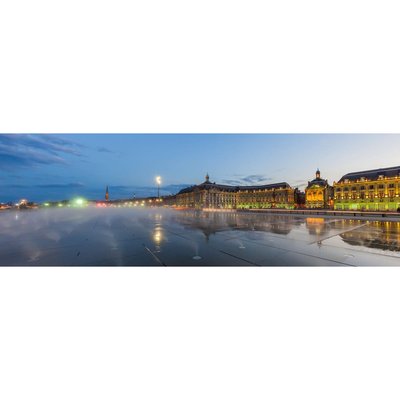 Tableau sur toile miroir place de la Bourse 30x97 cm CEANOTHE
