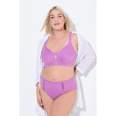 Culotte midi en microfibre, bandes en satin ULLA POPKEN