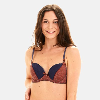 Soutien-gorge ampliforme coque moulée CHOCOLAT POMM'POIRE