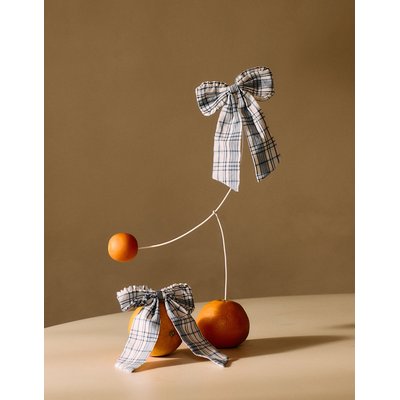 Barrette à Cheveux avec Noeud et Carreaux ZIPPY