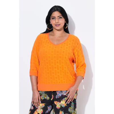 T-shirt en maille 3D, coupe oversize ULLA POPKEN
