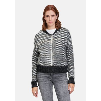 Cardigan en maille à fermeture zippée CARTOON