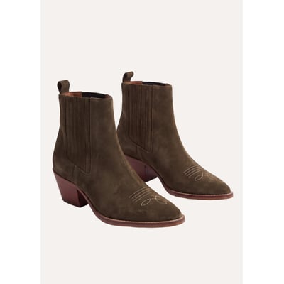 Bottines en cuir LA FEE MARABOUTEE